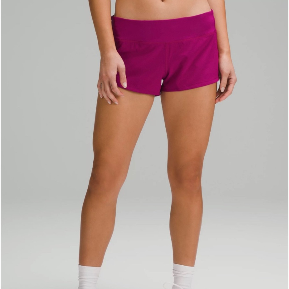 Magenta Lululemon speed ups, size 6